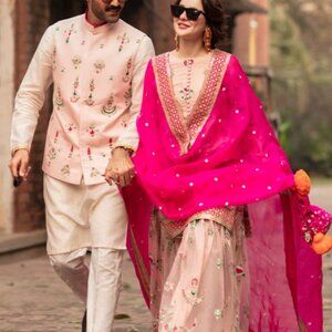 Ali Xeeshan “Gul” – Preloved Stitched Suit (Size Small)